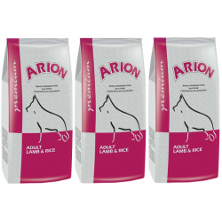 ARION PREMIUM ADULT LAMB & RICE 3 x 10kg (30kg)